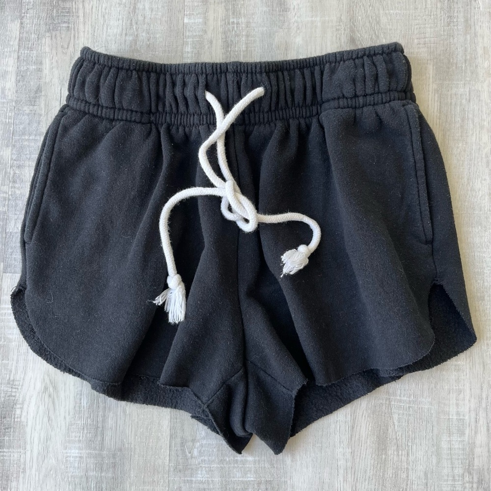 WILD FABLE Black Casual Drawstring Sweat Shorts w/Elastic Waist & Pockets XS